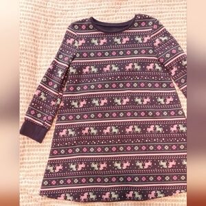 Jumping Beans Navy Unicorn Dress